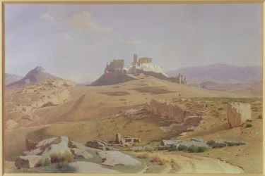 Uitzicht op de Akropolis, 1887